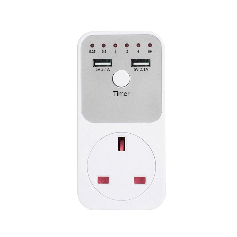 READY STOCK‼️ Countdown Timer Socket Plug-in Switch Pengawal Masa Suis Automatik Untuk Peralatan Elektrik 插座式倒计时定时器