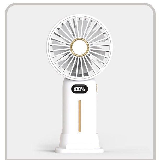 READY STOCK!!! Rechargeable Portable Mini Fan | Handheld USB Charging Fan with Adjustable 4-Speed Wind 充电便携式迷你风扇