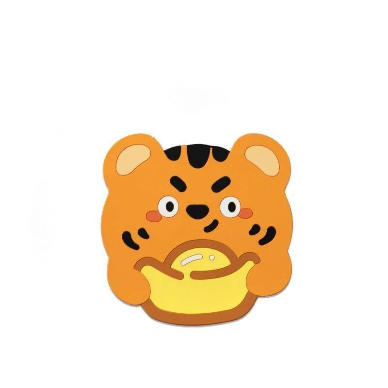 READY STOCK!!!Silicone Heat Insulation Pad Cartoon Cup Mat Anti-scalding Anti-skid Coaster Milk Coffee Cup Mats隔热垫