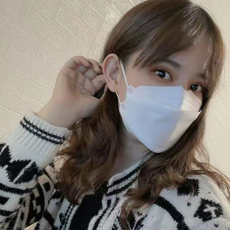 READY STOCK!!!KF94 4 Layer Medical Face Mask 10PCS KF94 3D Fish Mouth Face Mask Disposable Earloop 4ply Korea Design