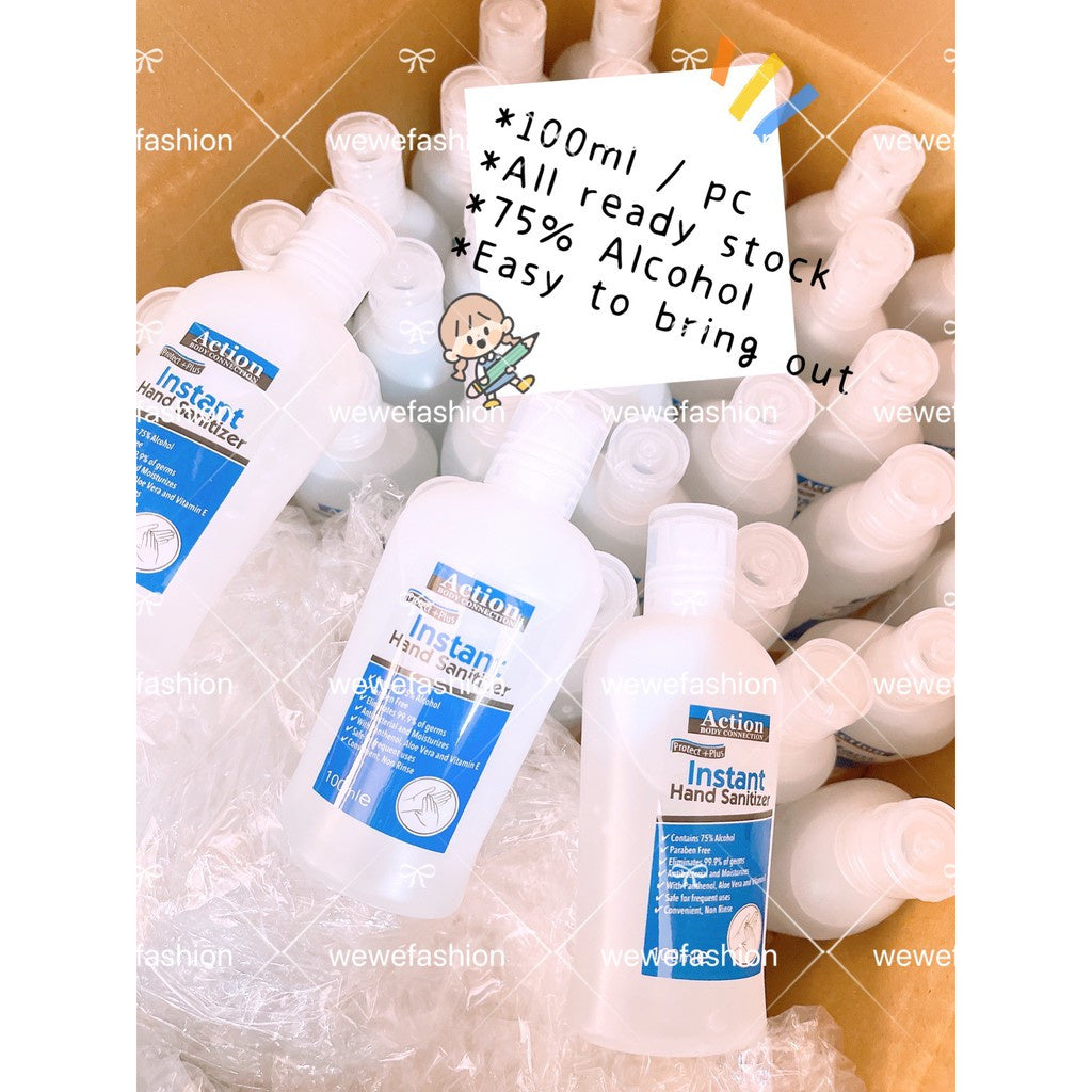 Ready Stock!!!ACTION Hand Sanitizer 60ml Original 75% Alcohol KILL 99/9 GERMS POCKET HAND SANITIZER免洗手消毒液