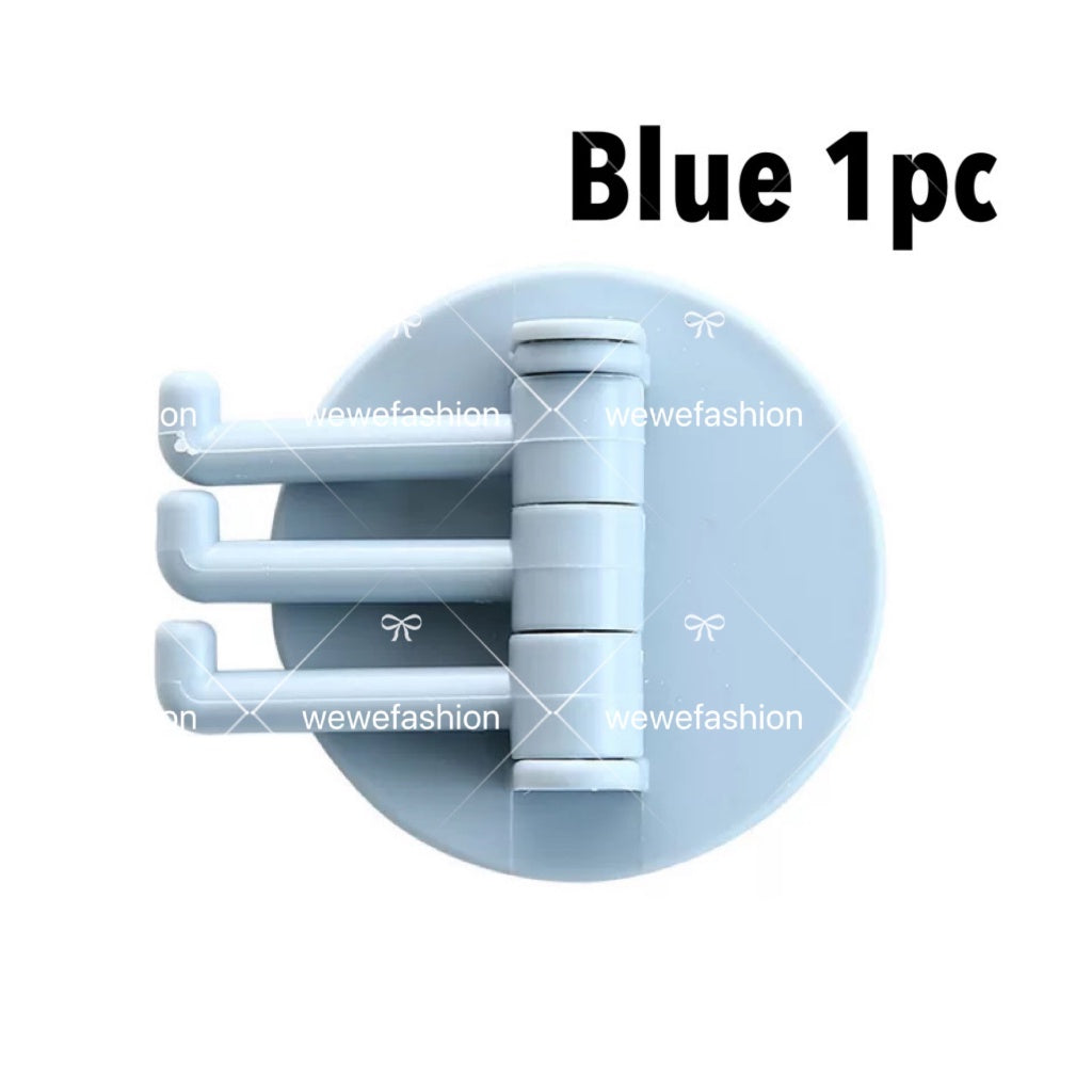READY STOCK!!!Multi-Function Organ Shape Hook Kitchen/Bathroom Wall Hanging Without Trace Racks