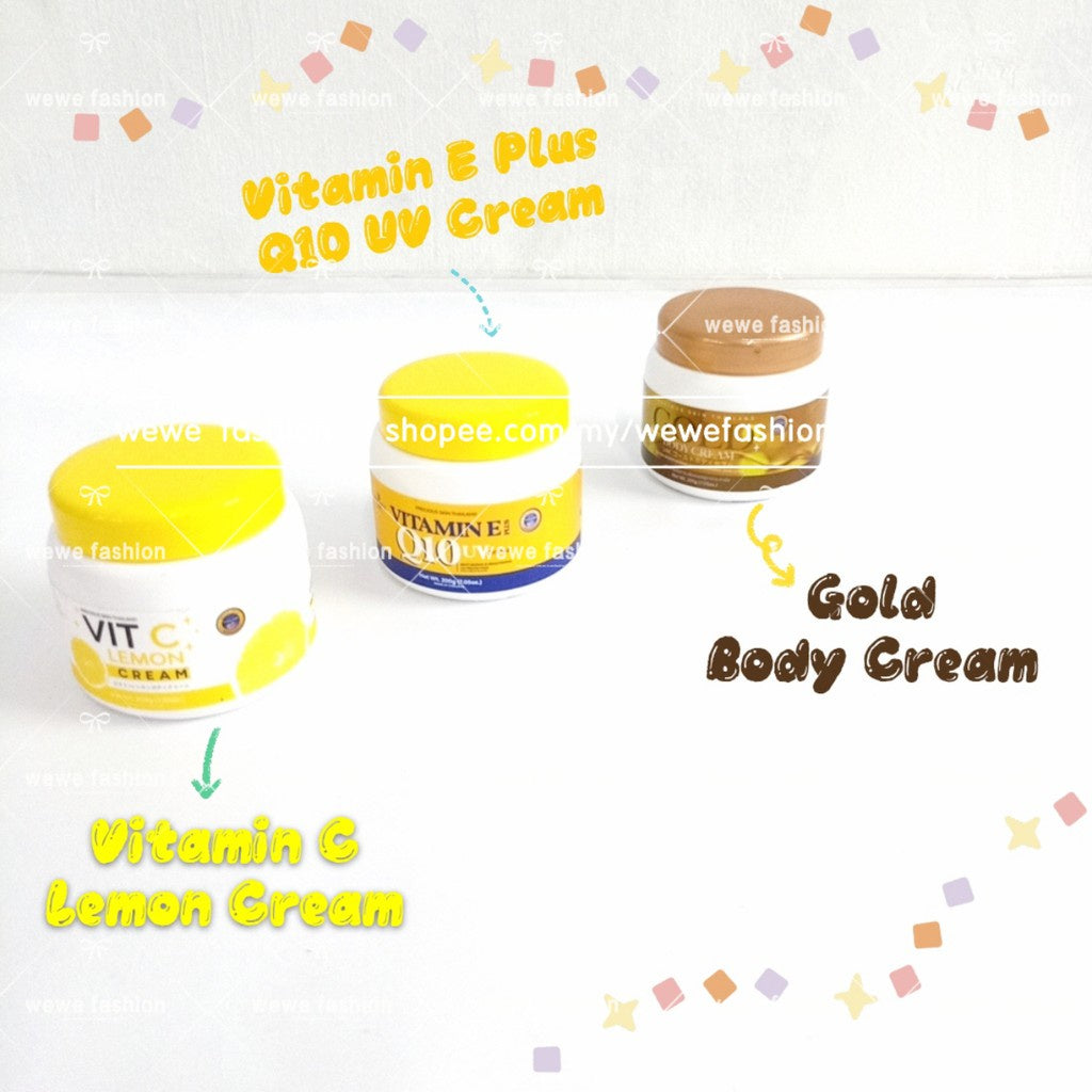 READY STOCK!!!AR Full Set Vitamin E Moisturizing Whitening Snail White Body Cream 200g