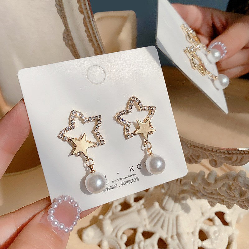 READY STOCK!!!2020 New Fashion Bear Drop Earrings Korean Alloy Cartoons Earring for Women