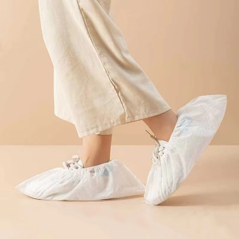 Disposable Shoe Covers | Waterproof | Non-Woven | Anti-Slip | Hospital | Lab | Home | Penutup Kasut Pakai Buang 防护用品