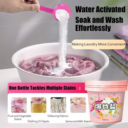 1.1kg Oxygenated Explosion Salt Remove Dirt Yellow Bleaches Keep Fresh Smell Clothes Stain Removal Multipurpose-cleaning