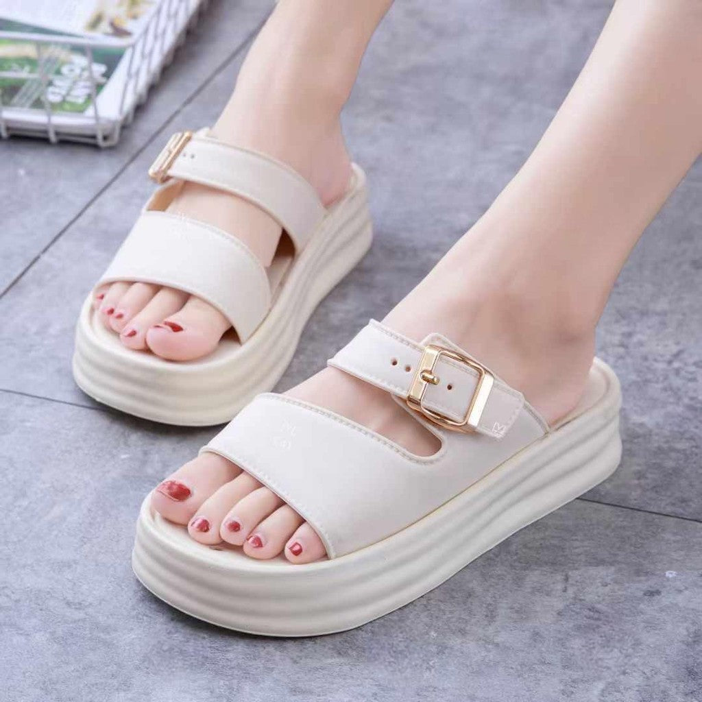Ready Stock! Women's Casual Sandals - Kasut Perempuan Selipar Muslimah Style 868-C41, Comfortable & Stylish