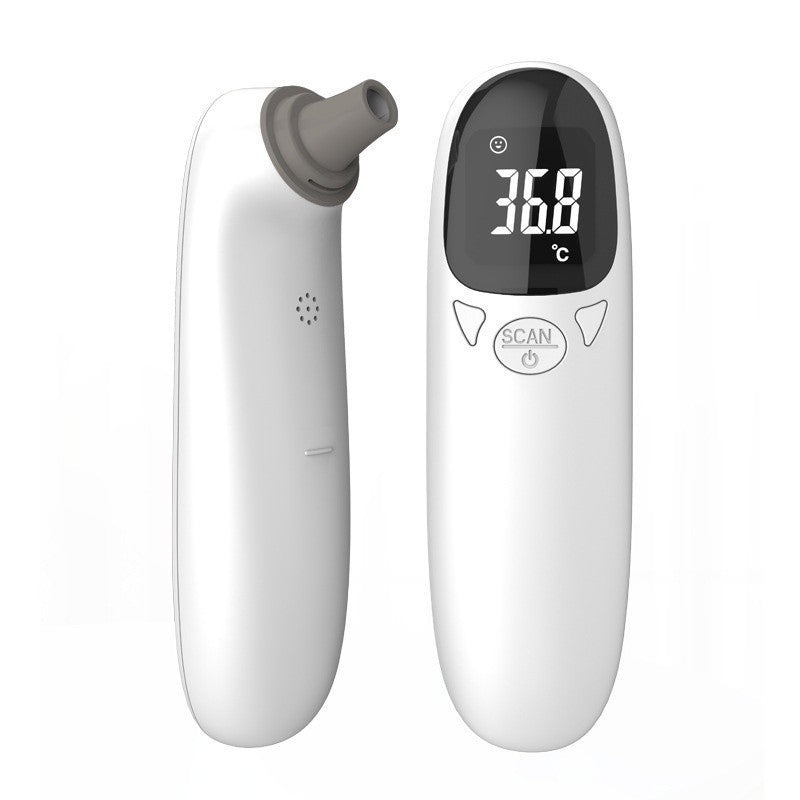 READY STOCK‼️ Infrared Ear Thermometer Digital LCD Suhu Telinga Bayi Dewasa Dengan Probe Cover