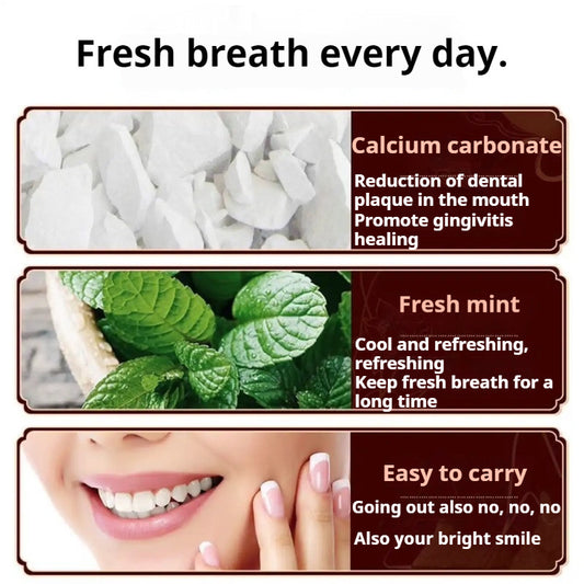 南京同仁堂 清凉薄荷 护龈洁白牙膏 Tongrentang Gingival Whitening Toothpaste 去除牙结石 黄牙 去口臭 牙渍 牙垢 牙齿变白膏 防蛀固齿 Teeth Whitening Gigi Putih