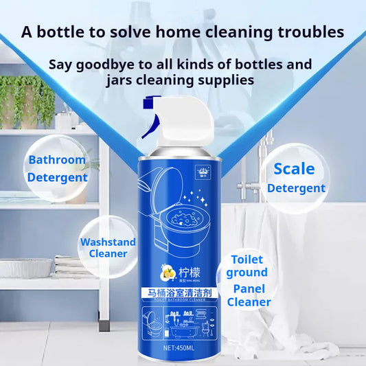 (READY STOCK) Toilet & Bathroom Cleaner 450ml/300ml | Powerful Stain & Odor Remover | 厕所浴室清洁剂
