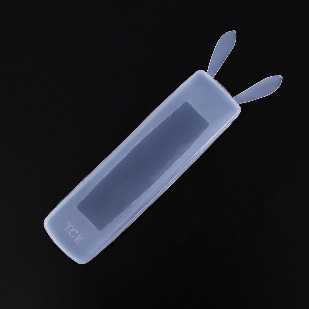 READY STOCK!!! Cartoon Rabbit Ear Silicone Transparent/Luminous Remote Control Cover Waterproof Dust proof Case 兔子遥控器防尘罩