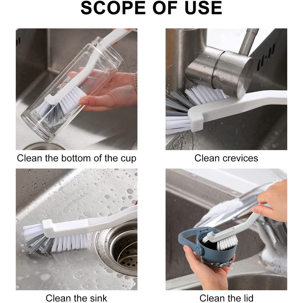 READY STOCK!!! Long-Handled Cup Brush Lobster Brush Handy Tool Wash Wall Breaker Dedicated Cleaning Brush 多功能日式杯刷清洁刷