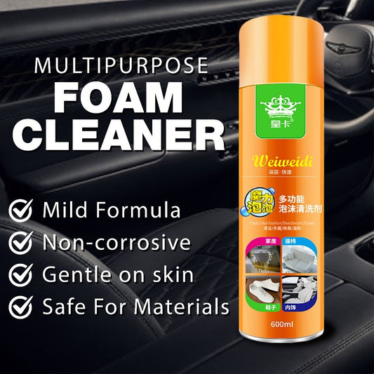 (READY STOCK) Magic Bubble 600ml Multifunctional Foam Cleaner Spray | Powerful Stain Removal | 多功能泡沫清洁剂 | 家用车用深层清洁神器