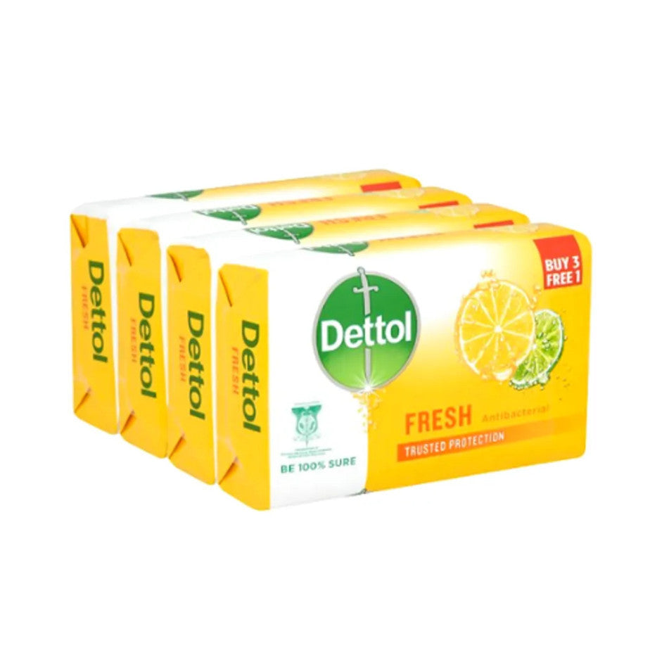 READY STOCK!!!Dettol Original Antibacterial Active Germ Protection Bar Soap 100G BUY 3 FREE #Dettol#Sabun #Antibacterial
