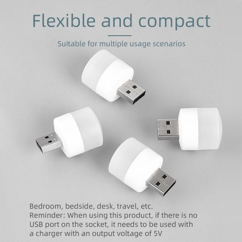 【READY STOCK】USB Night Light | Reading Table Lamp | Mini 5V LED for Computer | Lampu Malam USB | 小夜灯 台灯 阅读灯