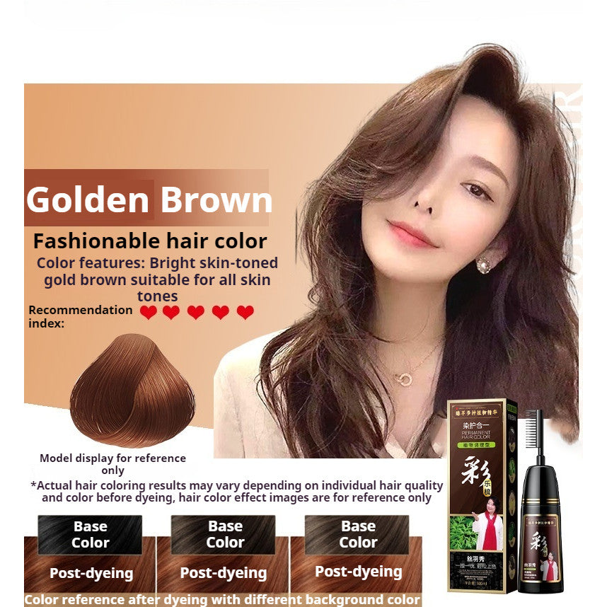 【READY STOCK】Natural Herbal Hair Dye | Plant-Based Non-Toxic Hair Color | Gentle Gray Hair Coverage & Hair Care 天然植物染发剂
