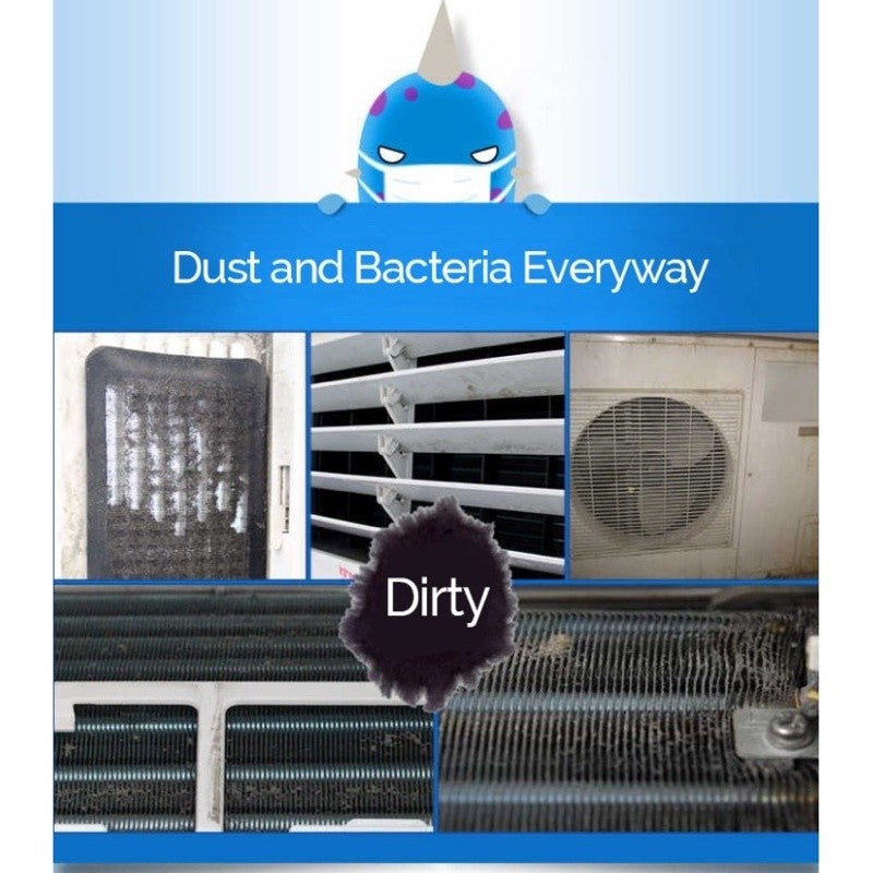 READY STOCK!!! Air-Cond Cleaner Bubble Air Conditioner Coil Cleaner Aircond Cleaning Spray 200ml/500ml 空调清洁泡沫喷雾