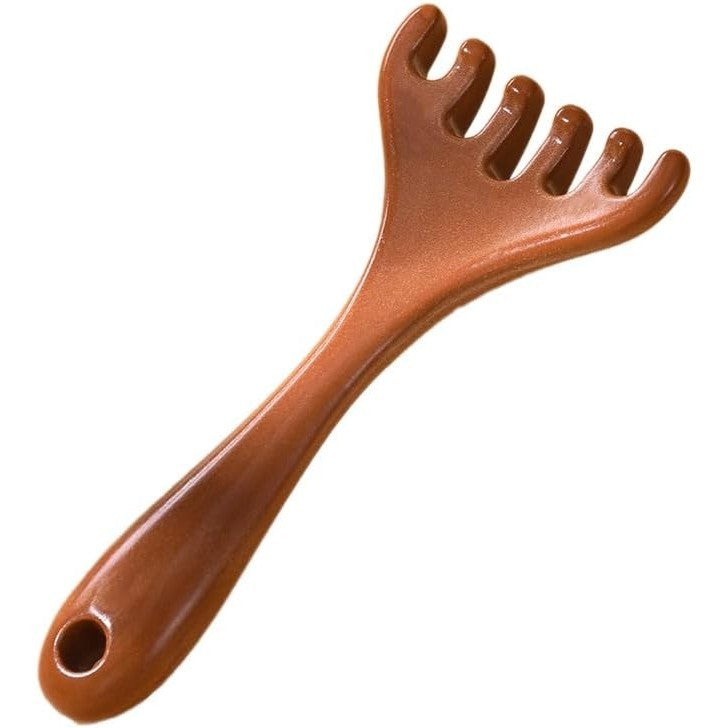 Body Meridian Massage Comb | Deer Antler Acupuncture Comb | Improve Blood Circulation | Anti-Static Hair Brush 经络按摩梳