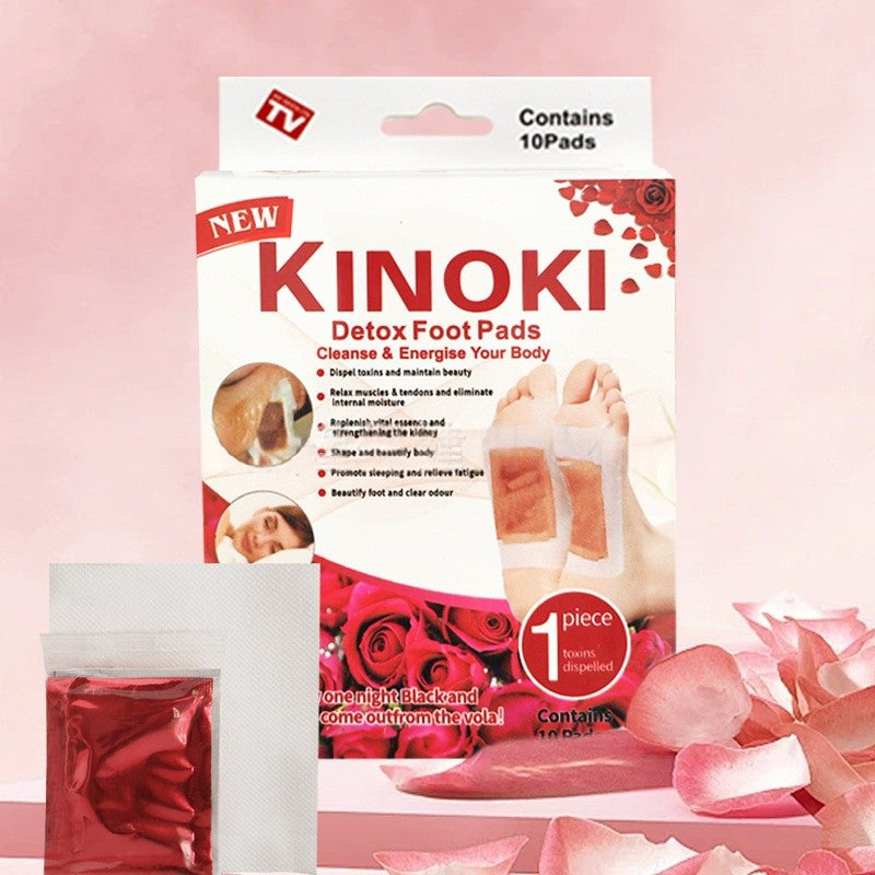 【READY STOCK】KINOKI Detox Foot Pad Cleansing Herbal Patch for Body Toxin Removal Foot Patch for Sleep & Circulation 艾草足贴