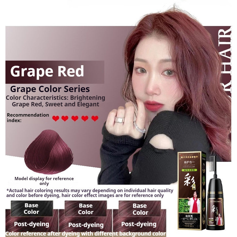 【READY STOCK】Natural Herbal Hair Dye | Plant-Based Non-Toxic Hair Color | Gentle Gray Hair Coverage & Hair Care 天然植物染发剂
