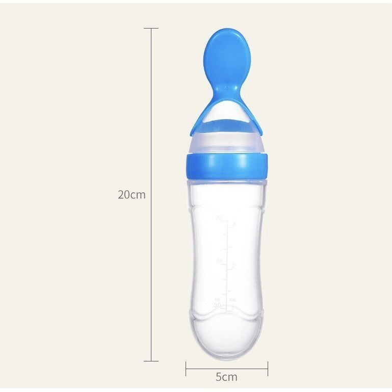 【READY STOCK】Portable Baby Food Squeeze Feeder Bottle | Botol Penyusuan Bayi Mudah Alih | A-0055 婴儿米糊硅胶喂养瓶