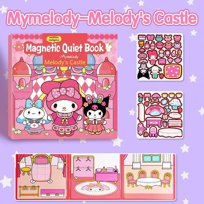 【READY STOCK】Magnetic Quiet Book | Montessori Educational Book | Learning Activity Puzzle Game for Toddlers 磁力安静书AJS-002