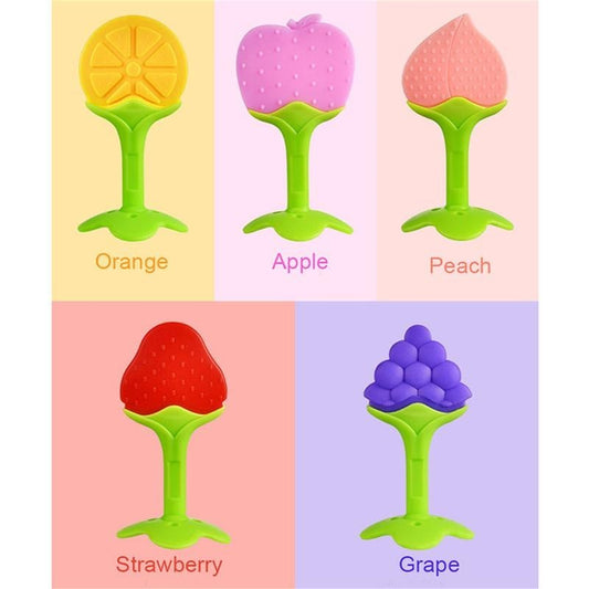 【READY STOCK】Silicone Baby Teether (BPA Free & Soft) | Gigitan Bayi Silikon Selamat | 婴儿硅胶牙胶