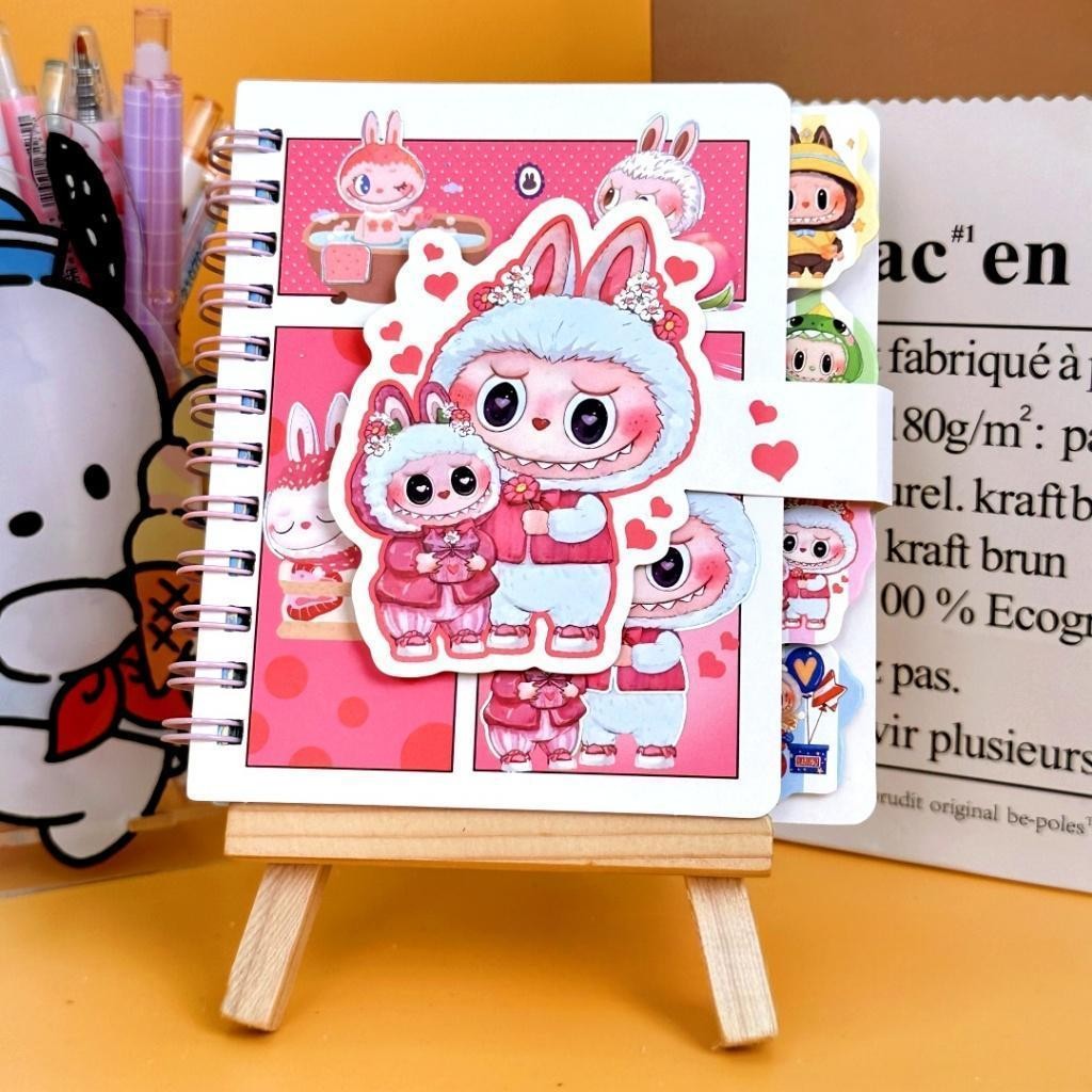 【READY STOCK】Cute Cartoon Portable Notebook | Mini Pocket Journal | Kawaii Stationery for School & Office 可爱卡通记事本