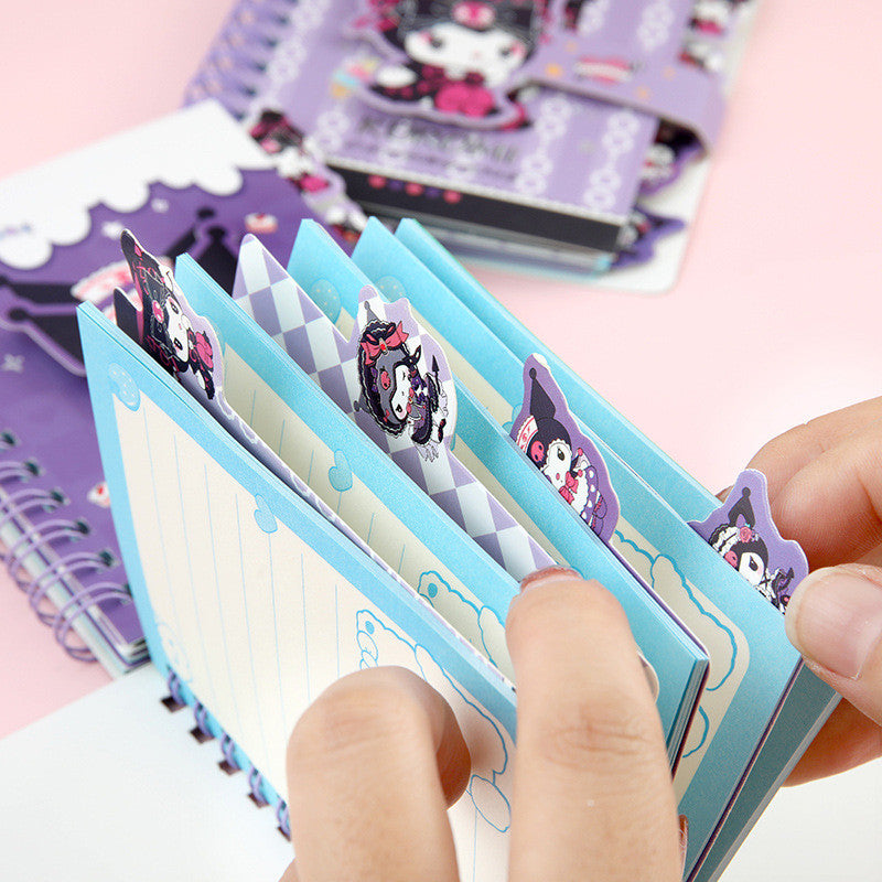 【READY STOCK】Cute Cartoon Portable Notebook | Mini Pocket Journal | Kawaii Stationery for School & Office 可爱卡通记事本