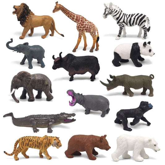 【READY STOCK】Mainan Haiwan Zoo | Big Rubber Animal Toys for Kids | 大号动物园橡胶玩具 | Educational Learning Toys | Mainan Budak