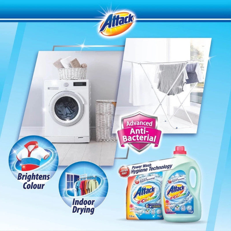 【READY STOCK】KAO ATTACK Liquid Detergent - 3.6kg 1 Box of 3 Bottle