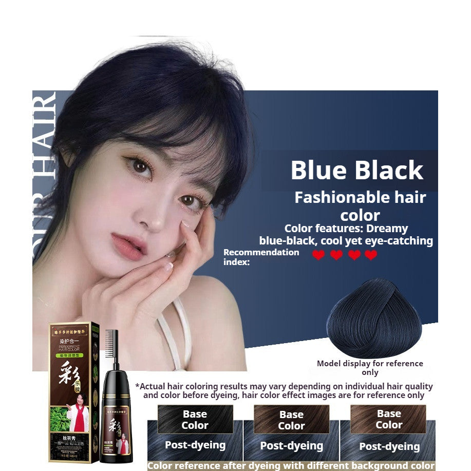 【READY STOCK】Natural Herbal Hair Dye | Plant-Based Non-Toxic Hair Color | Gentle Gray Hair Coverage & Hair Care 天然植物染发剂