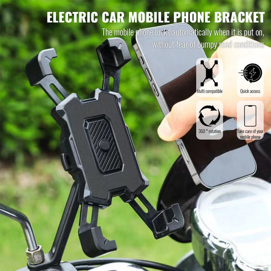(READYSTOCK) Motorcycle Mobile Phone Stand Mount And Mirror Phone Holder 360 Degree Rotation JY-012/JY-013 摩托车手机支架