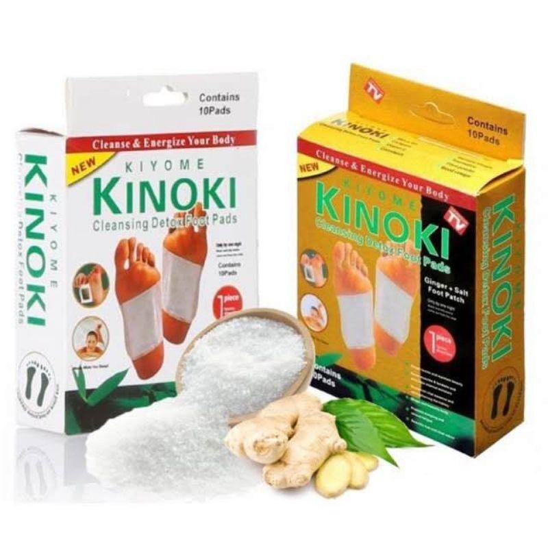 【READY STOCK】KINOKI Detox Foot Pad Cleansing Herbal Patch for Body Toxin Removal Foot Patch for Sleep & Circulation 艾草足贴