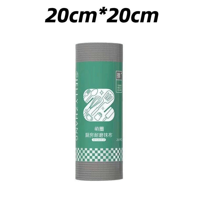 READY STOCK!!! 25PCS Kitchen Versatile Disposable Cleaning Cloth | Durable & Multi-Purpose Wipes 厨房多用途一次性清洁布 | 耐用多功能抹布
