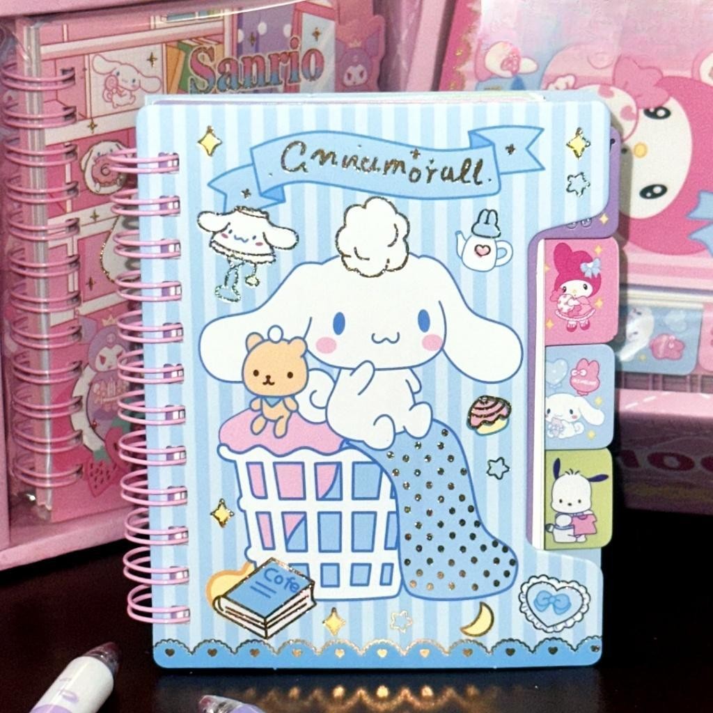 【READY STOCK】Cute Cartoon Portable Notebook | Mini Pocket Journal | Kawaii Stationery for School & Office 可爱卡通记事本