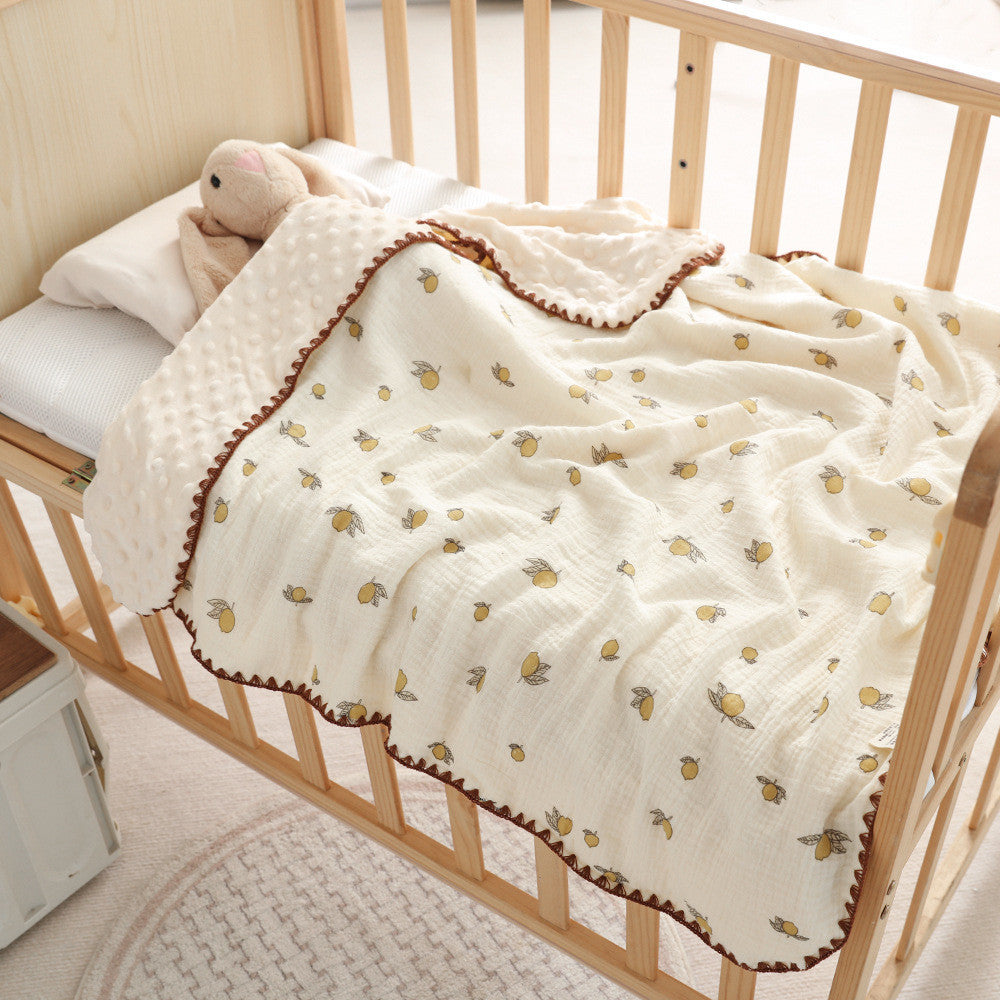 READY STOCK‼️ Newborn Baby Blanket | 100% Cotton | Soft & Skin-Friendly | 100*100cm | 新生儿纯棉盖毯 | 柔软亲肤