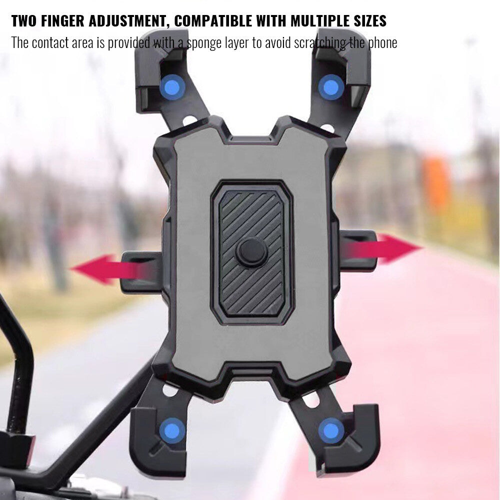 (READYSTOCK) Motorcycle Mobile Phone Stand Mount And Mirror Phone Holder 360 Degree Rotation JY-012/JY-013 摩托车手机支架