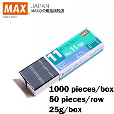 Max Staples No.11-1M 100% Genuine MAX Product MADE IN JAPAN No.11-1M Staple