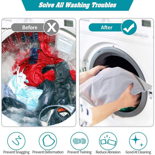 (READYSTOCK) 【60g】Thick Laundry Bag / Fine Mesh Coarse Mesh Protective Washing Bag / Travel Storage Bag 洗衣袋