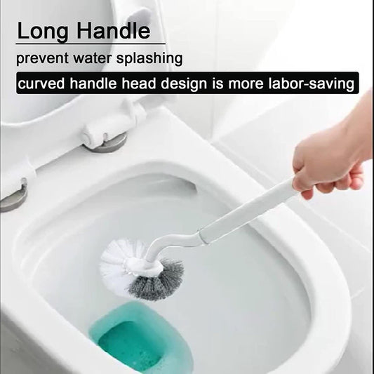 (READYSTOCK) Japanese S-Shaped Toilet Brush No Dead Corner Cleaning Brush 日本S型马桶刷