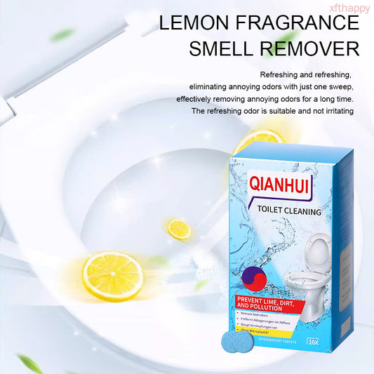 (READYSTOCK) Bathroom Fresheners Effervescent Tablets Odor Free Toilet Deodorizer Tablets For Kitchen 马桶清洁片