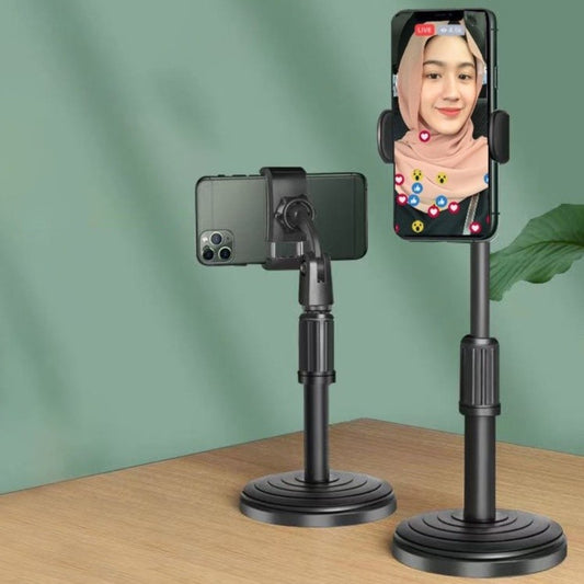(REASDYSTOCK) Portable Desktop Phone Stand Holder Mini Bracket Table Live Streaming Video Live Handsfree Tripod 桌面手机支架