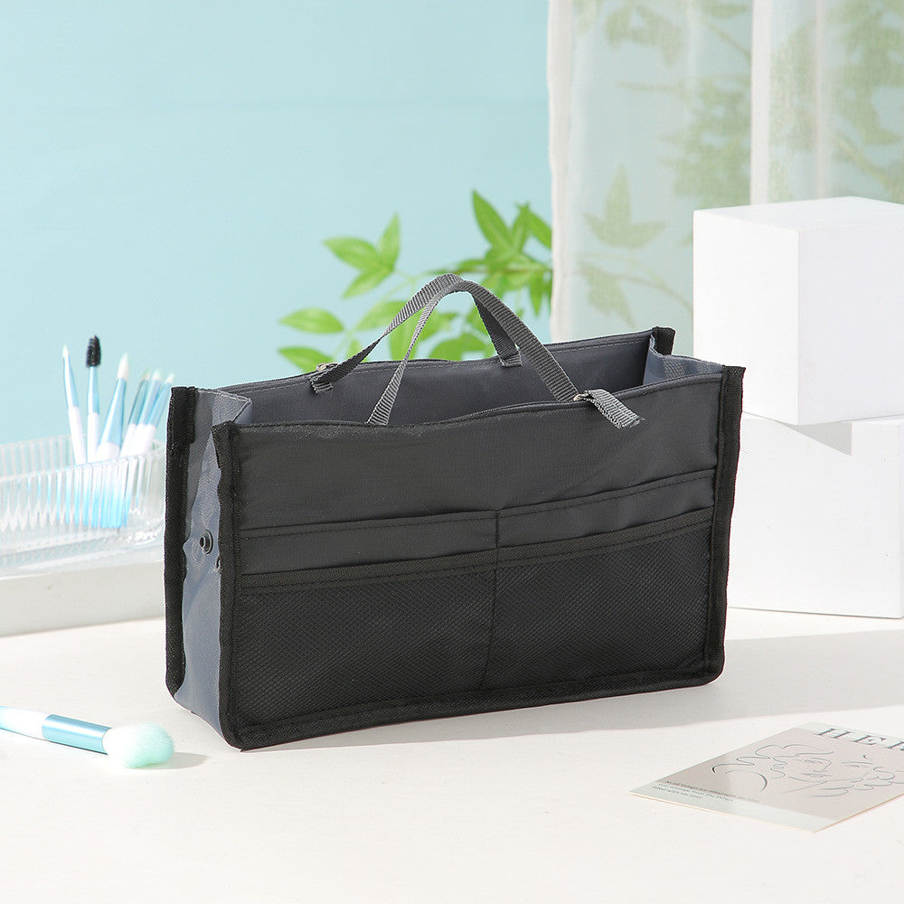 READY STOCK!!! Women's Polyester Handbag Organizer Insert Large Capacity Travel Makeup Storage Bag NF020 手提轻便大容量化妆包