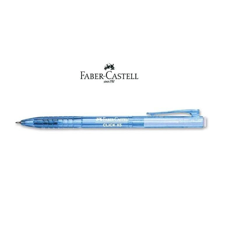 【10-PCS】Faber Castell Click X5 Ball Pen 0.5mm X 10-PCS #Faber-Castell #Click #X5 #0.5mm #1425