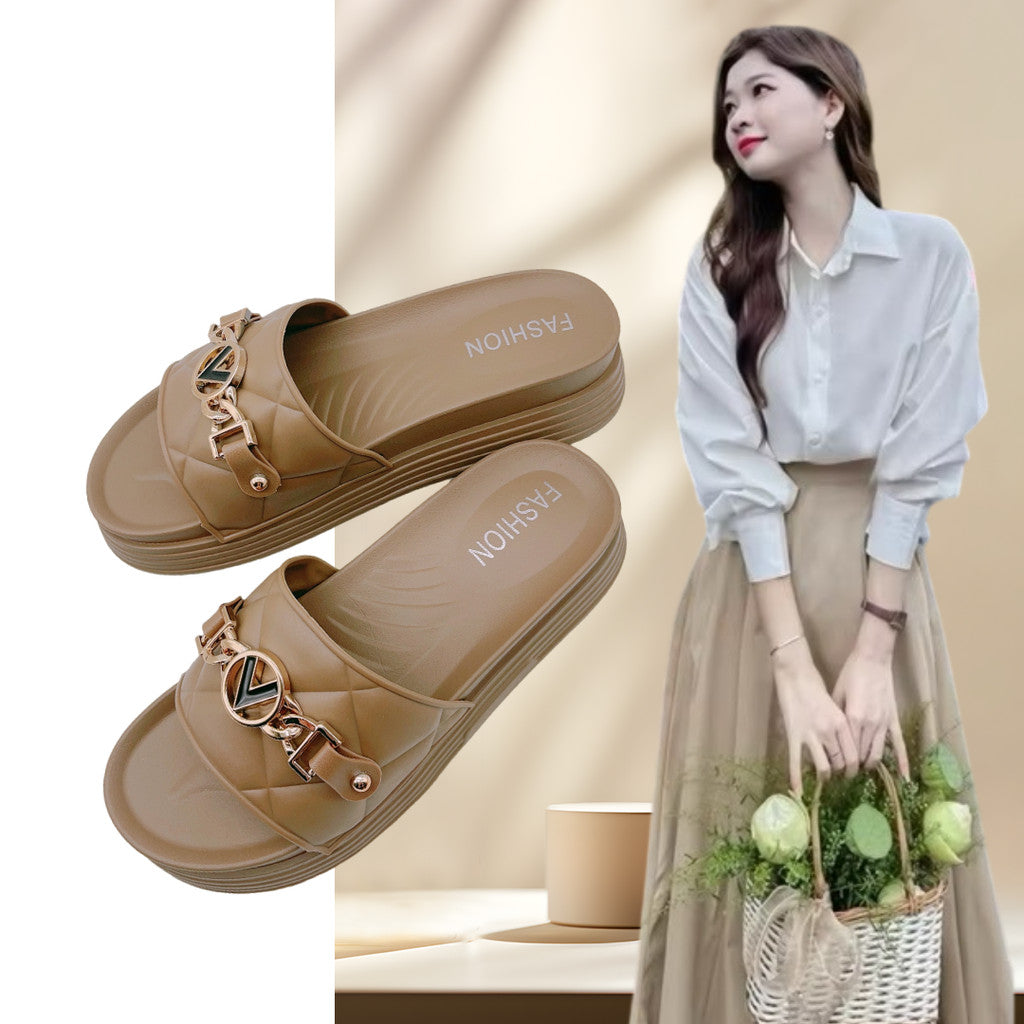 READY STOCK!!! Women's Shoes Sandal Kasut Perempuan Selipar Casual 6689-11