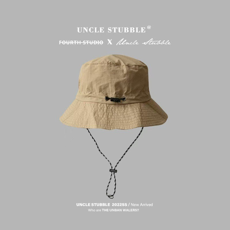 【READY STOCK】2025 Women’s Strap Buckle Fisherman Hat – UV Protection Summer Sun Hat for Outdoor Travel 渔夫帽