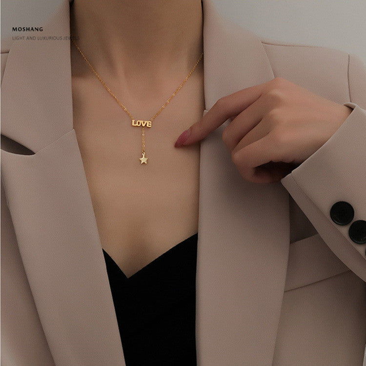 (READYSTOCK) Necklace Korean Love Heart Simple Gold Sliver Chain Fashion Women Jewelry Gift Bear Choker-NLR000 韩系爱心项链