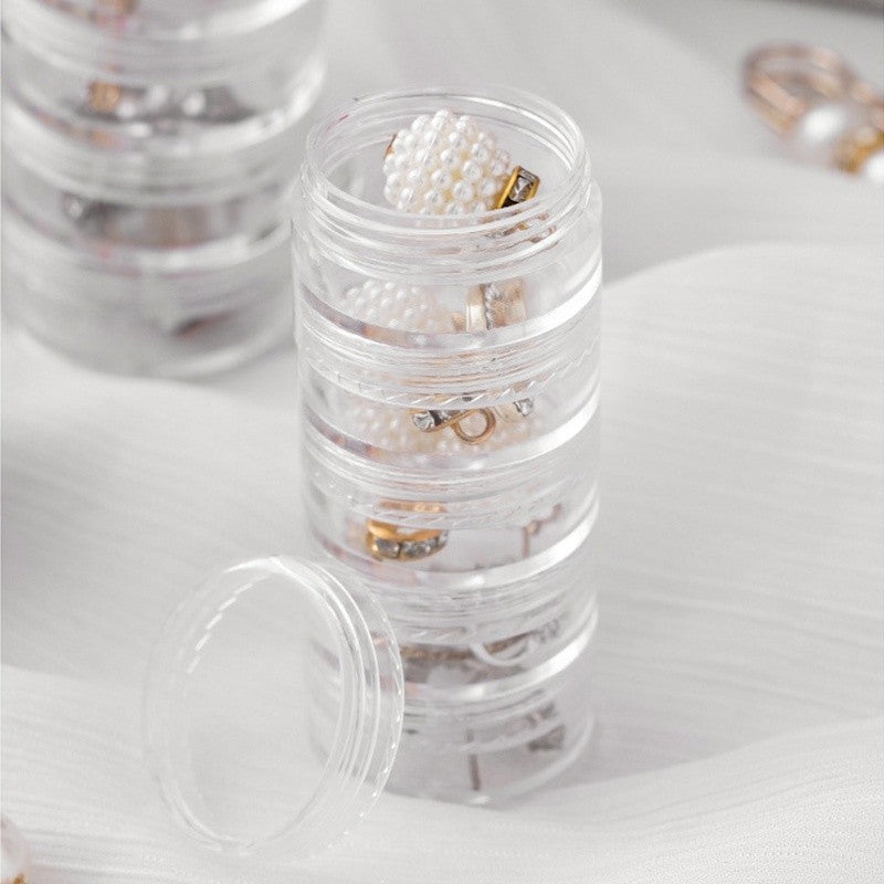 (READYSTOCK) Multilayer Rotating Jewelry Storage Box Jewelry Earrings Ring Plastics Box Jewelry Stand 首饰收纳盒
