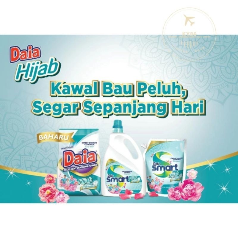 【READY STOCK】Daia Smart All-In Softergent Liquid Detergent 3.6kg 1 Box of 4 Bottle